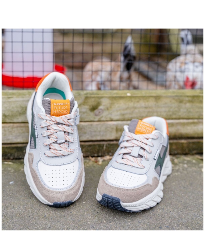Bunnies JR Bunnies JR sneaker <span>226071 408 Rio Rush</span> 408 taupe green Bunnies JR sneaker <span>226071 408 Rio Rush</span> 226071 408 Rio Rush beige - www.bremmerschoenen.live - Bremmer Schoenen