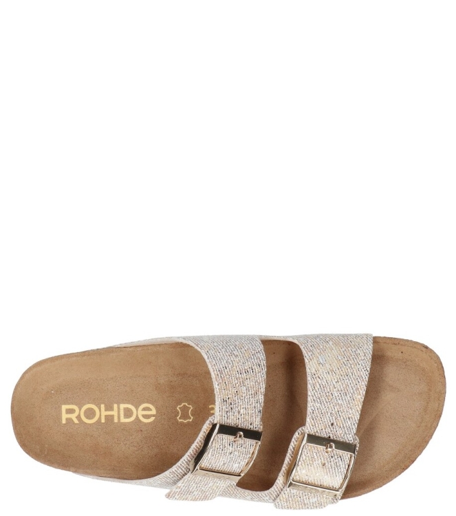 Rohde Rohde slipper <span>5641 14</span> 14 natural Rohde slipper <span>5641 14</span> 5641 14 goud - www.bremmerschoenen.live - Bremmer Schoenen