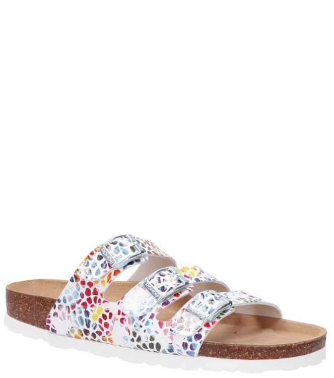 Rohde Rohde slipper <span>5620 08</span> 08 weiss bunt Rohde slipper <span>5620 08</span> 5620 08 meerkleurig - www.bremmerschoenen.live - Bremmer Schoenen