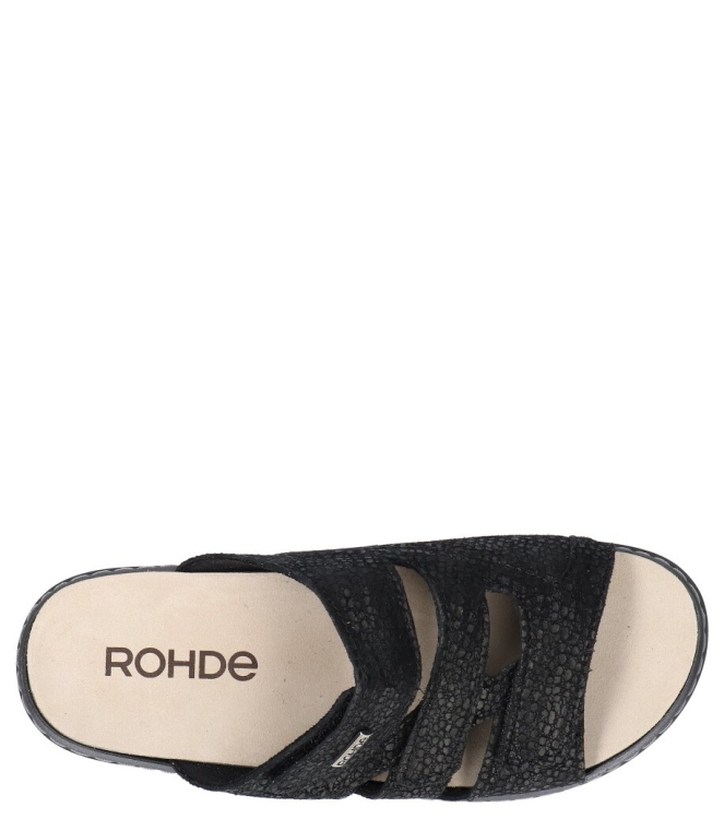 Rohde Rohde slipper <span>5221 90</span> 90 black Rohde slipper <span>5221 90</span> 5221 90 zwart - www.bremmerschoenen.live - Bremmer Schoenen