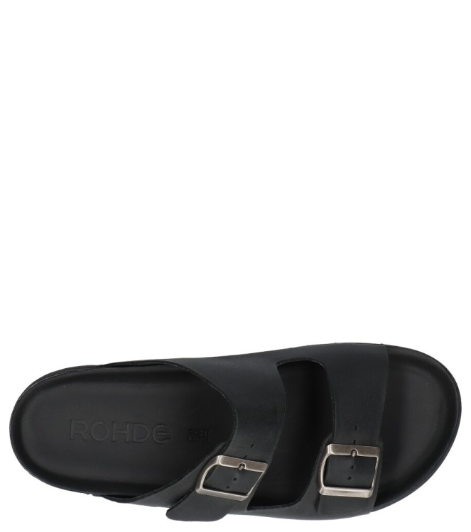 Rohde Rohde slipper <span>6703 90</span> 90 black Rohde slipper <span>6703 90</span> 6703 90 zwart - www.bremmerschoenen.live - Bremmer Schoenen