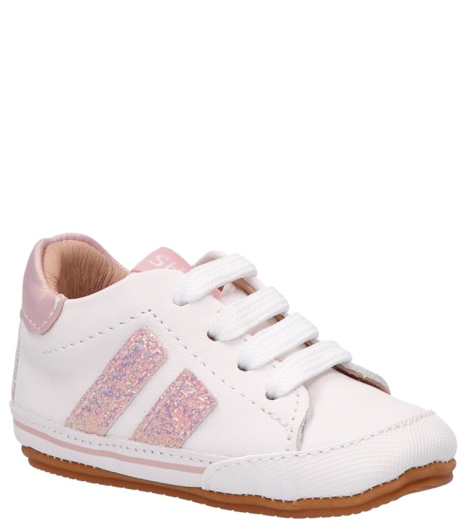 Shoesme Shoesme babyschoen <span>BP26S021-G</span> white pink glitterw Shoesme babyschoen <span>BP26S021-G</span> BP26S021-G wit - www.bremmerschoenen.live - Bremmer Schoenen