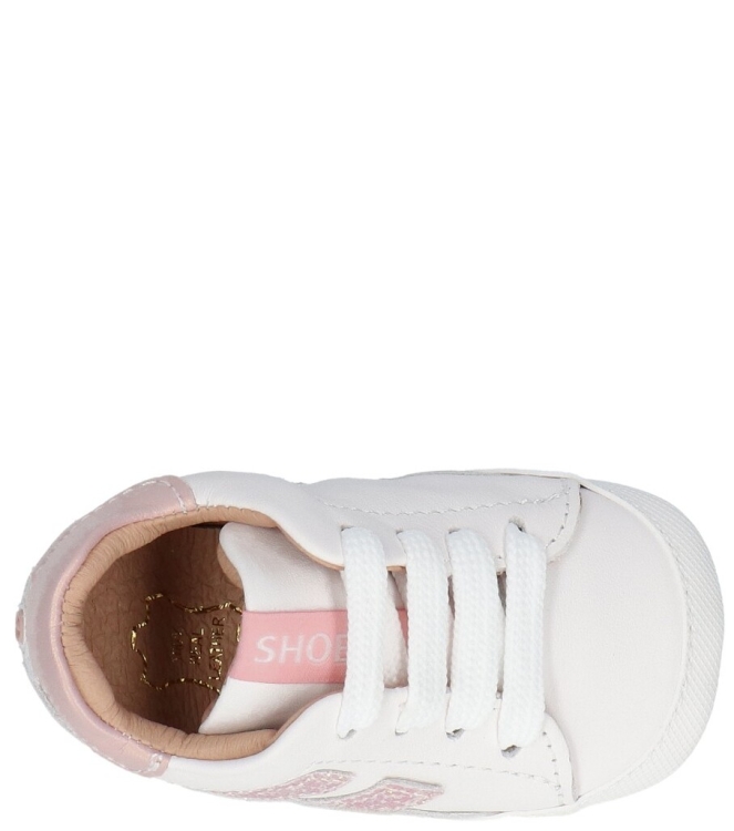 Shoesme Shoesme babyschoen <span>BP26S021-G</span> white pink glitterw Shoesme babyschoen <span>BP26S021-G</span> BP26S021-G wit - www.bremmerschoenen.live - Bremmer Schoenen