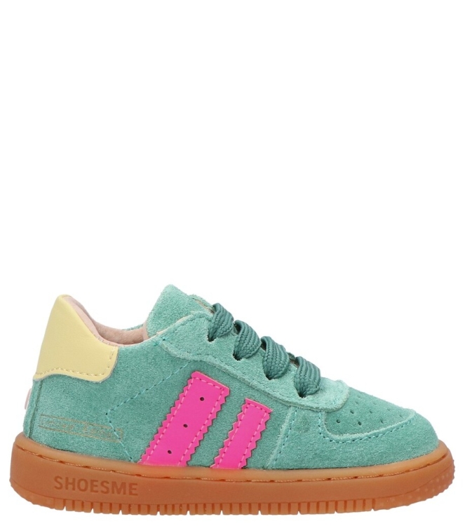 Shoesme Shoesme babyschoen <span>BN26S002-L</span> green pink Shoesme babyschoen <span>BN26S002-L</span> BN26S002-L groen - www.bremmerschoenen.live - Bremmer Schoenen
