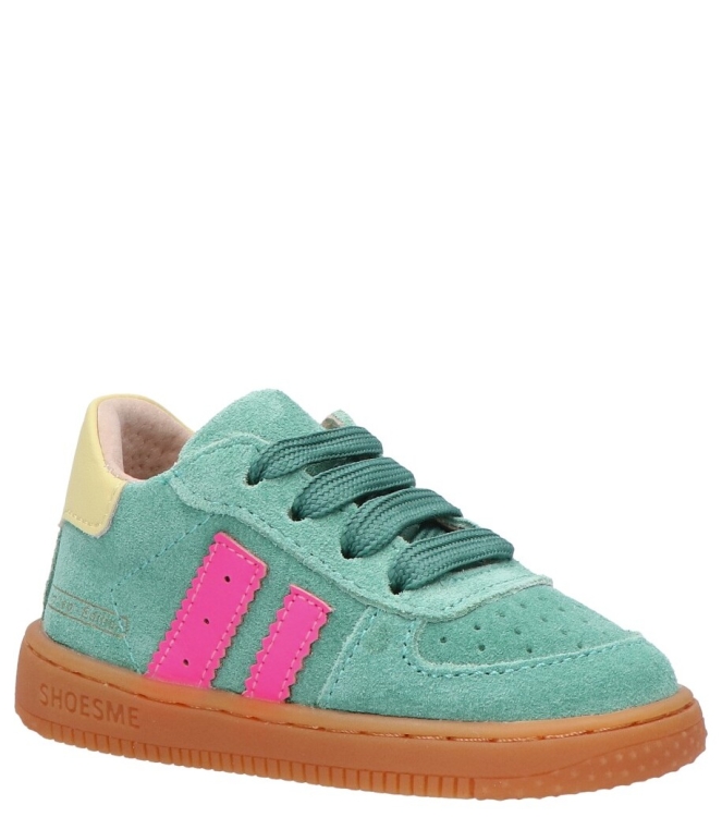 Shoesme Shoesme babyschoen <span>BN26S002-L</span> green pink Shoesme babyschoen <span>BN26S002-L</span> BN26S002-L groen - www.bremmerschoenen.live - Bremmer Schoenen