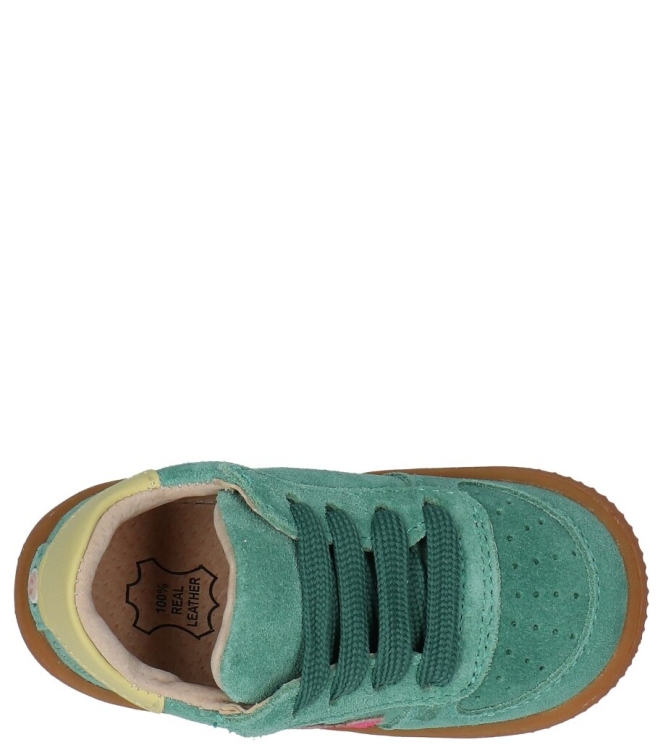 Shoesme Shoesme babyschoen <span>BN26S002-L</span> green pink Shoesme babyschoen <span>BN26S002-L</span> BN26S002-L groen - www.bremmerschoenen.live - Bremmer Schoenen