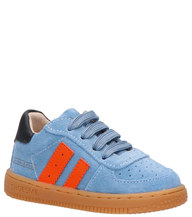 Shoesme Shoesme babyschoen <span>BN26S002-H</span> blue orange Shoesme babyschoen <span>BN26S002-H</span> BN26S002-H blauw - www.bremmerschoenen.live - Bremmer Schoenen