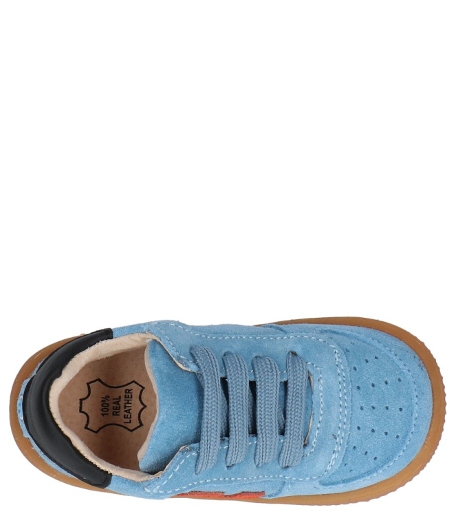 Shoesme Shoesme babyschoen <span>BN26S002-H</span> blue orange Shoesme babyschoen <span>BN26S002-H</span> BN26S002-H blauw - www.bremmerschoenen.live - Bremmer Schoenen