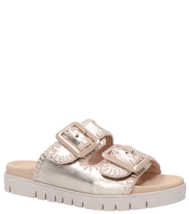 Gabor Gabor slipper <span>83.741.62</span> 62 platino Gabor slipper <span>83.741.62</span> 83.741.62 goud - www.bremmerschoenen.live - Bremmer Schoenen