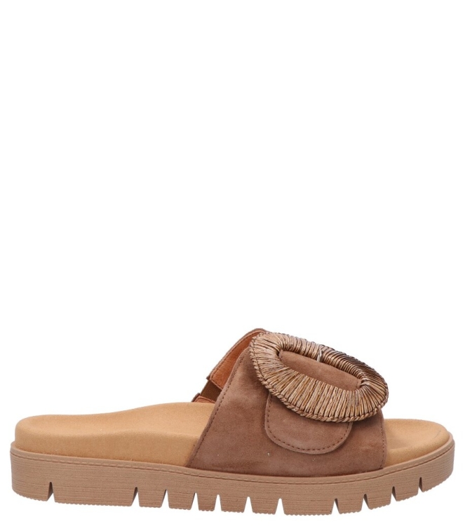 Gabor Gabor slipper <span>83.742.14</span> 14 peanut Gabor slipper <span>83.742.14</span> 83.742.14 beige - www.bremmerschoenen.live - Bremmer Schoenen