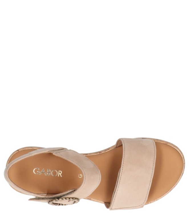 Gabor Gabor sandaal <span>82.734.30</span> 30 sand (brma/S.Kork) Gabor sandaal <span>82.734.30</span> 82.734.30 beige - www.bremmerschoenen.live - Bremmer Schoenen