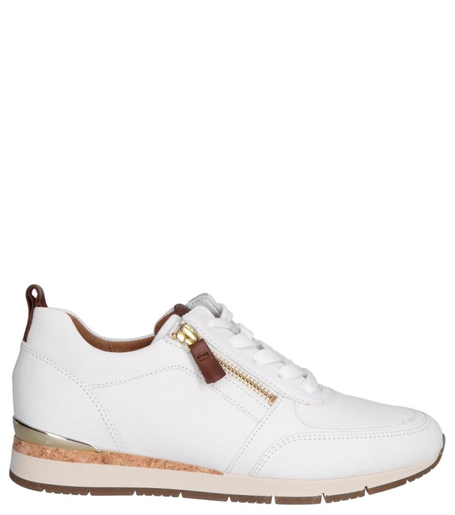 Gabor Gabor sneaker <span>83.411.24</span> 24 weiss/camel (gold) Gabor sneaker <span>83.411.24</span> 83.411.24 wit - www.bremmerschoenen.live - Bremmer Schoenen
