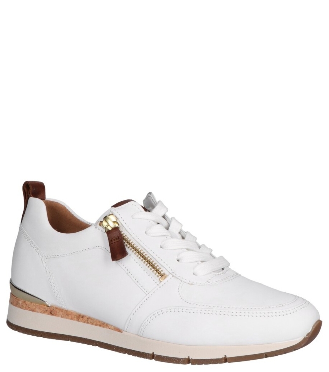 Gabor Gabor sneaker <span>83.411.24</span> 24 weiss/camel (gold) Gabor sneaker <span>83.411.24</span> 83.411.24 wit - www.bremmerschoenen.live - Bremmer Schoenen
