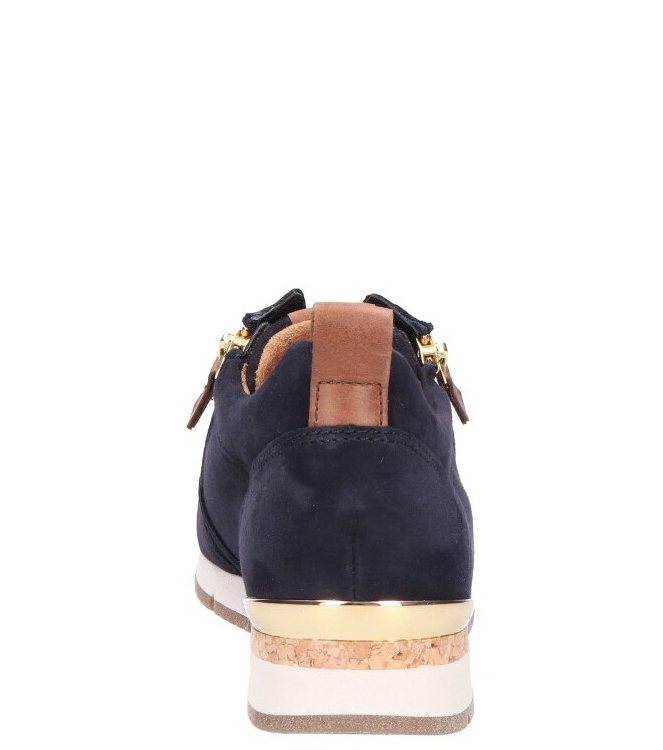 Gabor Gabor sneaker <span>83.411.16</span> 16 dk-blue/camel(gold Gabor sneaker <span>83.411.16</span> 83.411.16 blauw - www.bremmerschoenen.live - Bremmer Schoenen