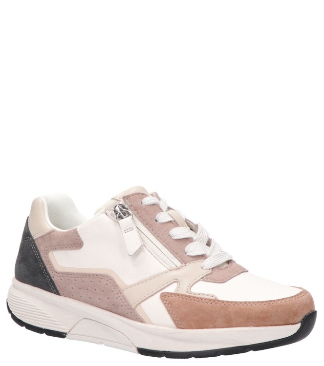 Gabor Gabor sneaker <span>86.878.54</span> 54 offwh/sand/dkgrey Gabor sneaker <span>86.878.54</span> 86.878.54 wit - www.bremmerschoenen.live - Bremmer Schoenen