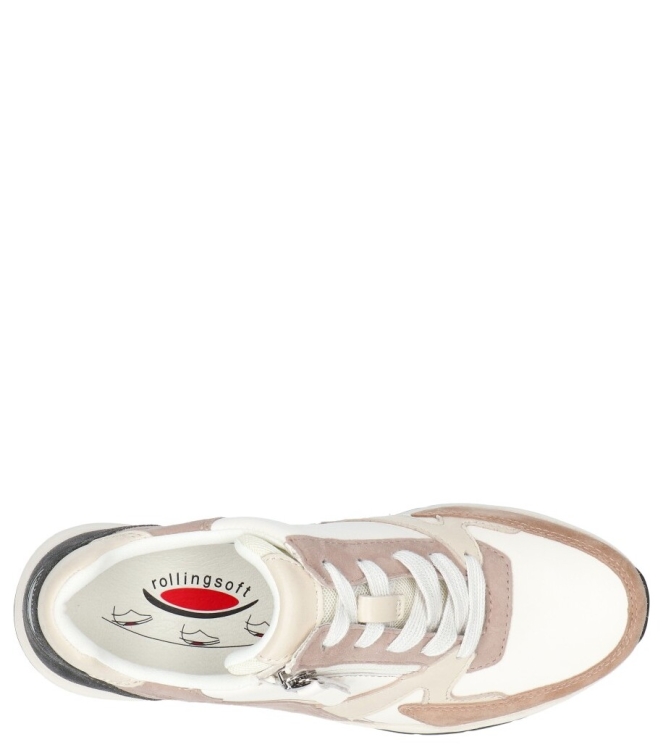 Gabor Gabor sneaker <span>86.878.54</span> 54 offwh/sand/dkgrey Gabor sneaker <span>86.878.54</span> 86.878.54 wit - www.bremmerschoenen.live - Bremmer Schoenen