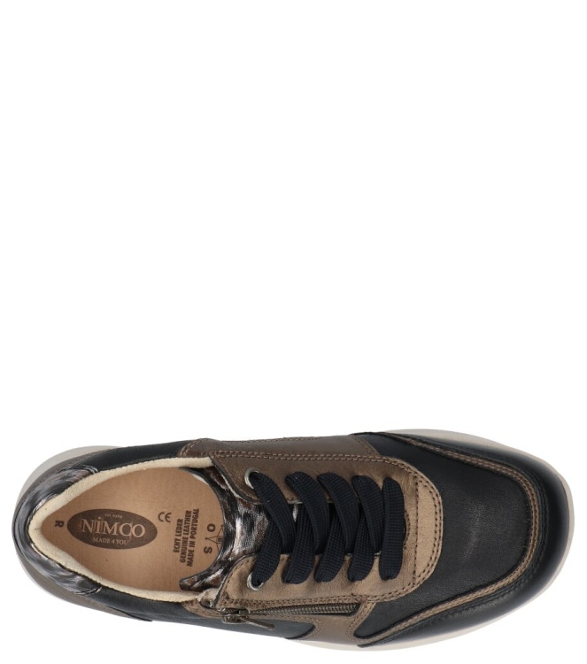 Nimco Nimco sneaker <span>70115.3 080 7006 Sharon Lace KX</span> 080 Black Combi Nimco sneaker <span>70115.3 080 7006 Sharon Lace KX</span> 70115.3 080 7006 Sharon Lace KX zwart - www.bremmerschoenen.live - Bremmer Schoenen