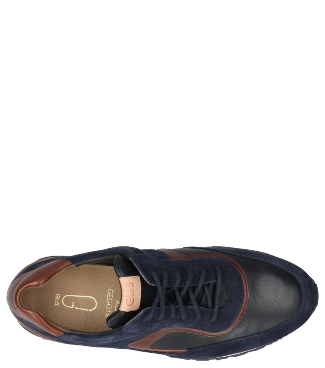 Gijs Gijs sneaker <span>2138 905 2175</span> 2175 MARINE/CUOIO/NATUREL Gijs sneaker <span>2138 905 2175</span> 2138 905 2175 blauw - www.bremmerschoenen.live - Bremmer Schoenen