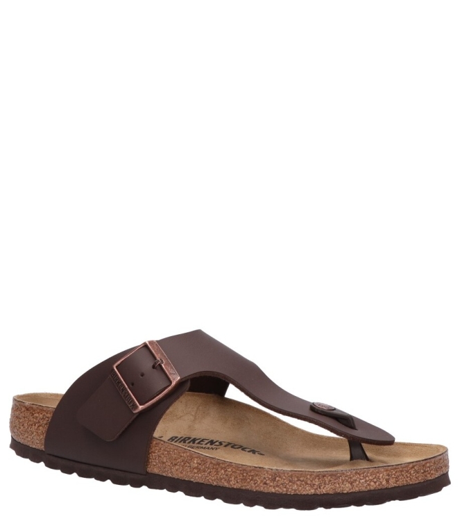 Birkenstock Birkenstock slipper <span>044701 Ramses</span> dark brown Birkenstock slipper <span>044701 Ramses</span> 044701 Ramses bruin - www.bremmerschoenen.live - Bremmer Schoenen
