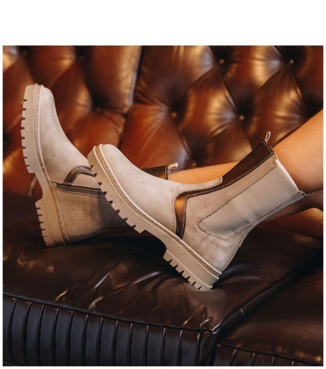 Twins chelseaboot <span>326647 105 Hazel Helen</span> 326647 105 Hazel Helen beige - www.bremmerschoenen.live - Bremmer Schoenen
