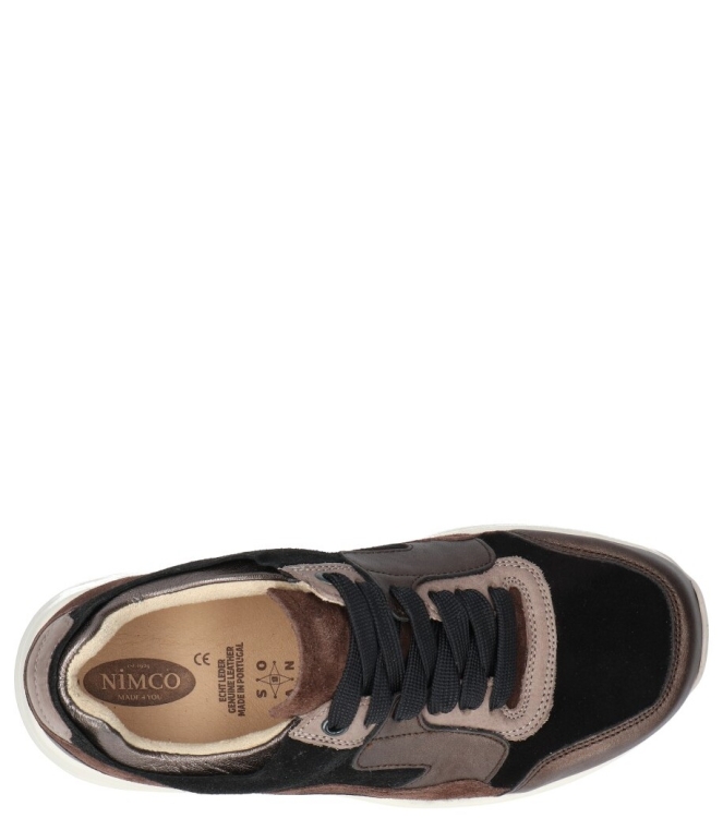 Nimco Nimco sneaker <span>70405.2 360 7005 Esther KX</span> 360 Dark Brown Combi Nimco sneaker <span>70405.2 360 7005 Esther KX</span> 70405.2 360 7005 Esther KX bruin - www.bremmerschoenen.live - Bremmer Schoenen