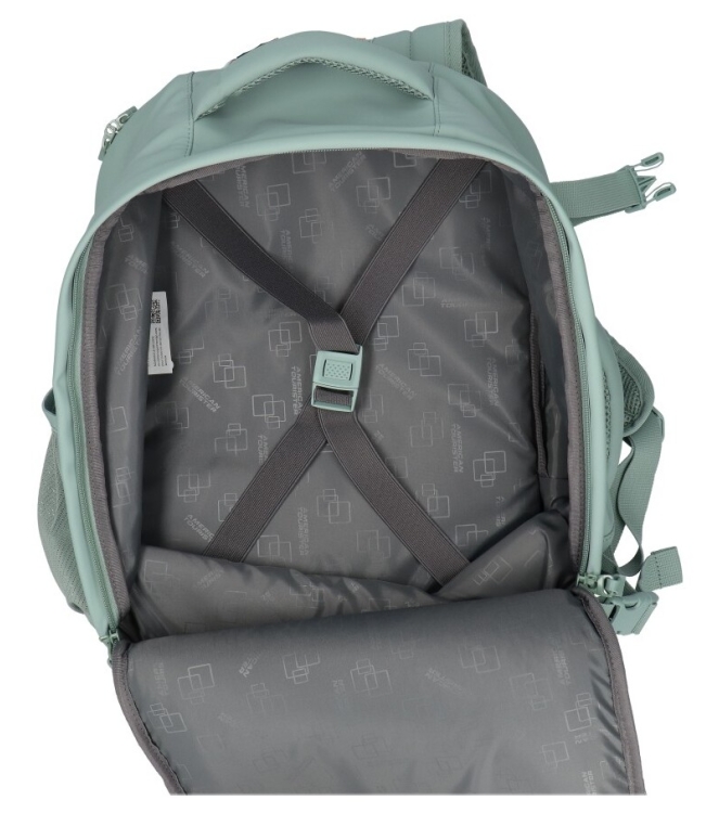 American Tourister AT rugtas <span>160413 A580 Take2cabin</span> Iceberg Green AT rugtas <span>160413 A580 Take2cabin</span> 160413 A580 Take2cabin groen - www.bremmerschoenen.live - Bremmer Schoenen