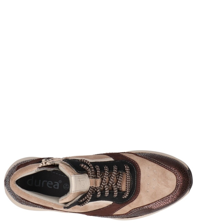 Durea Durea sneaker <span>9778 608 2361</span> 2361 D.BRUIN/ANTIEKROZE/TAUPE/ZWART Durea sneaker <span>9778 608 2361</span> 9778 608 2361 beige - www.bremmerschoenen.live - Bremmer Schoenen