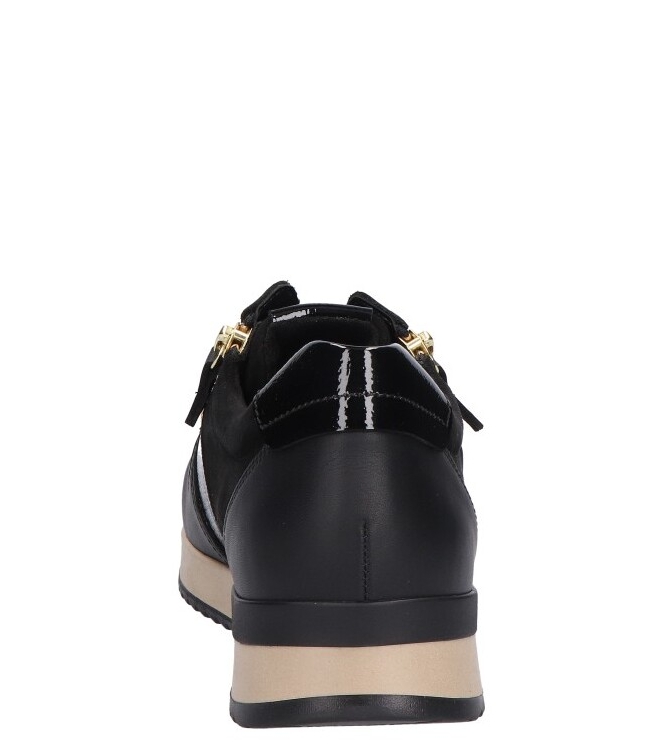 Gabor Gabor sneaker <span>6019.01.001</span> 001 black (gold) Gabor sneaker <span>6019.01.001</span> 6019.01.001 zwart - www.bremmerschoenen.live - Bremmer Schoenen