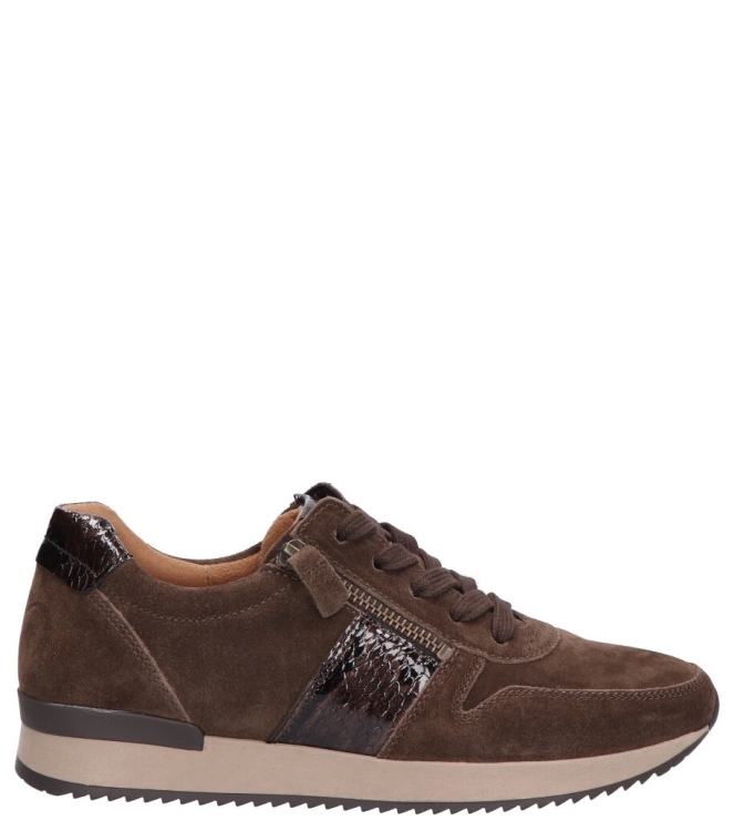 Gabor Gabor sneaker <span>6019.01.007</span> 007 engl.brown/mocca Gabor sneaker <span>6019.01.007</span> 6019.01.007 bruin - www.bremmerschoenen.live - Bremmer Schoenen