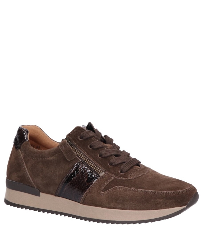 Gabor Gabor sneaker <span>6019.01.007</span> 007 engl.brown/mocca Gabor sneaker <span>6019.01.007</span> 6019.01.007 bruin - www.bremmerschoenen.live - Bremmer Schoenen