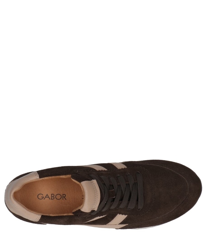 Gabor Gabor sneaker <span>6032.01.003</span> 003 mocca/sand Gabor sneaker <span>6032.01.003</span> 6032.01.003 bruin - www.bremmerschoenen.live - Bremmer Schoenen