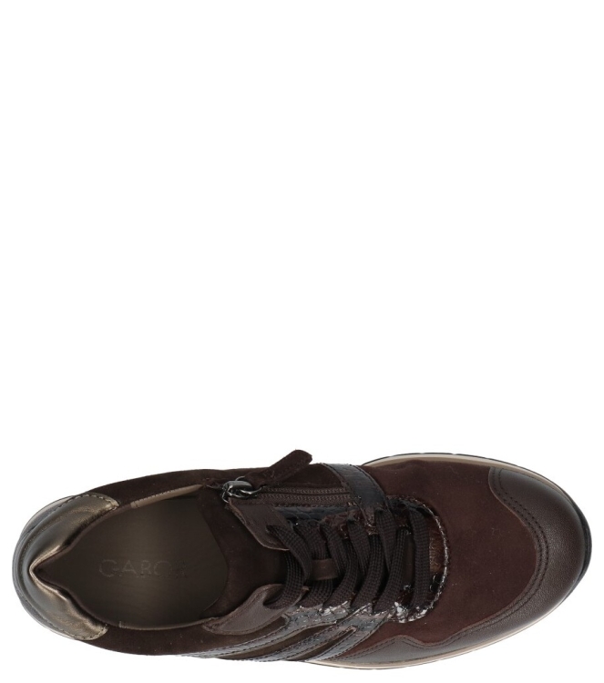 Gabor Gabor sneaker <span>6020.01.003</span> 003 mocca/cacao Gabor sneaker <span>6020.01.003</span> 6020.01.003 bruin - www.bremmerschoenen.live - Bremmer Schoenen
