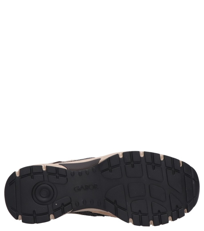 Gabor Gabor sneaker <span>6005.01.007</span> 007 black/brown/sand c Gabor sneaker <span>6005.01.007</span> 6005.01.007 bruin - www.bremmerschoenen.live - Bremmer Schoenen