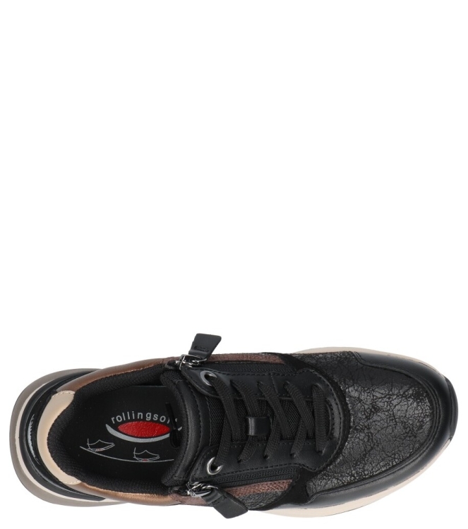 Gabor Gabor sneaker <span>0105.01.006</span> 006 black/desert kombi Gabor sneaker <span>0105.01.006</span> 0105.01.006 zwart - www.bremmerschoenen.live - Bremmer Schoenen
