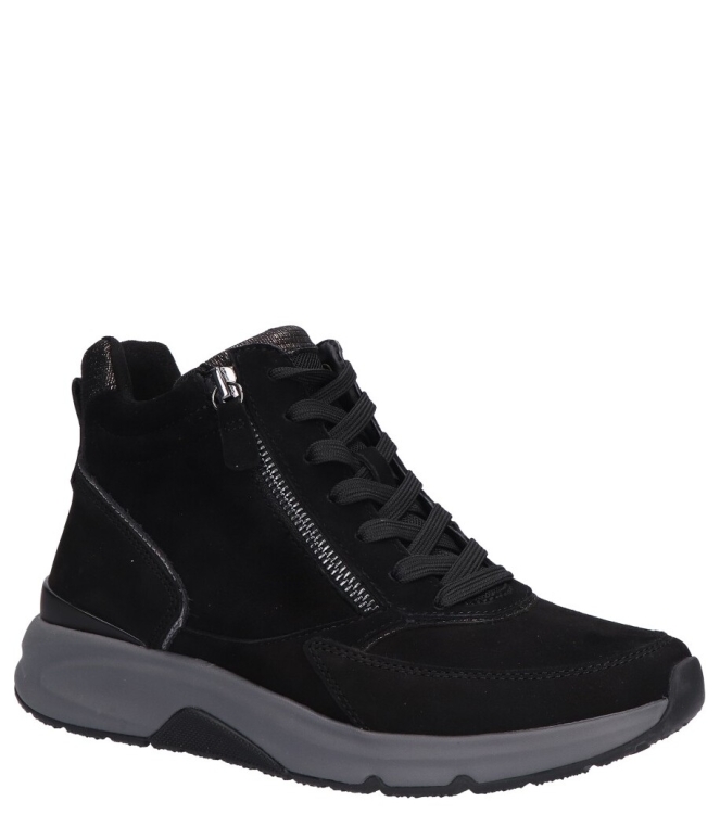 Gabor Gabor sneaker <span>0803.02.002</span> 002 schw/anthr.(Micro) Gabor sneaker <span>0803.02.002</span> 0803.02.002 zwart - www.bremmerschoenen.live - Bremmer Schoenen