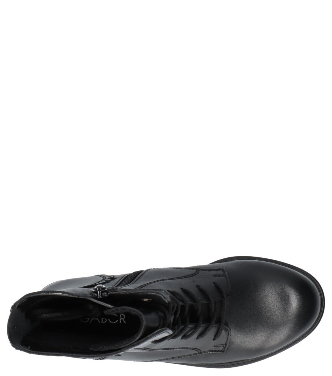 Gabor Gabor veterboot <span>8010.02.001</span> 001 black Gabor veterboot <span>8010.02.001</span> 8010.02.001 zwart - www.bremmerschoenen.live - Bremmer Schoenen