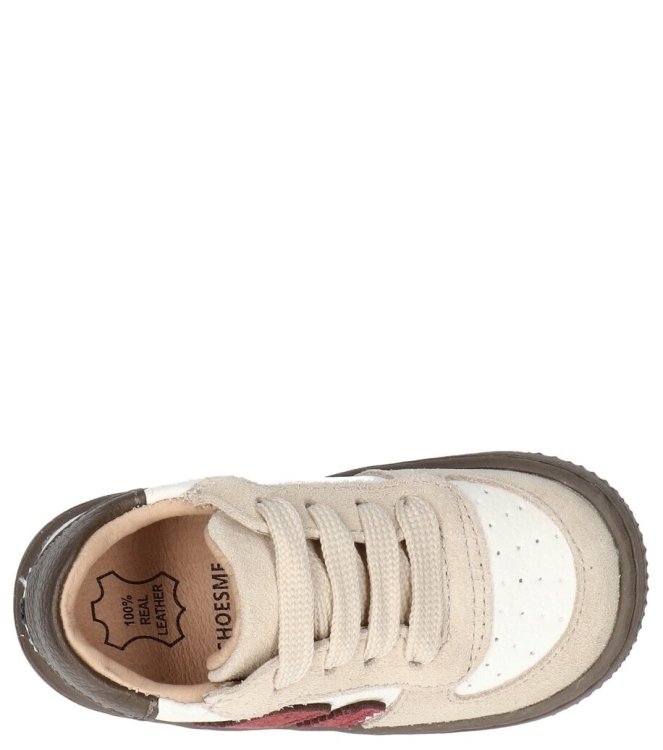 Shoesme Shoesme sneaker <span>BN26W002-L</span> beige red Shoesme sneaker <span>BN26W002-L</span> BN26W002-L beige - www.bremmerschoenen.live - Bremmer Schoenen