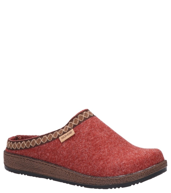 Rohde Rhode slipper <span>6425 48</span> 48 wine red Rhode slipper <span>6425 48</span> 6425 48 rood - www.bremmerschoenen.live - Bremmer Schoenen