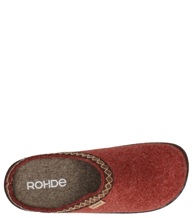 Rohde Rhode slipper <span>6425 48</span> 48 wine red Rhode slipper <span>6425 48</span> 6425 48 rood - www.bremmerschoenen.live - Bremmer Schoenen
