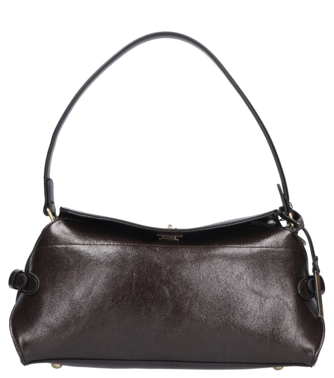 Bulaggi Bulaggi Tas <span>261194-23 Crinkle handbag</span> Donker Bruin Bulaggi Tas <span>261194-23 Crinkle handbag</span> 261194-23 Crinkle handbag bruin - www.bremmerschoenen.live - Bremmer Schoenen