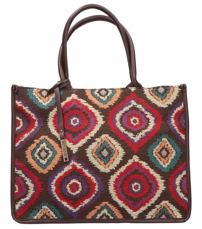 Bulaggi Bulaggi Tas <span>261324-23 Sylwia shopper</span> Donker Bruin Bulaggi Tas <span>261324-23 Sylwia shopper</span> 261324-23 Sylwia shopper meerkleurig - www.bremmerschoenen.live - Bremmer Schoenen