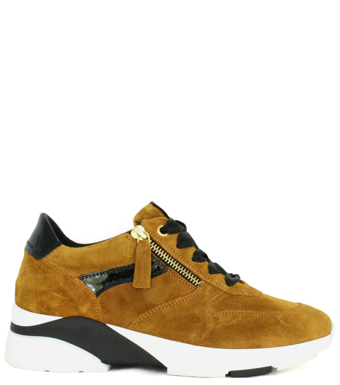 DL-Sport DL-sport sneaker <span>4510 versione 09</span> velours saffraan DL-sport sneaker <span>4510 versione 09</span> 4510 versione 09 geel - www.bremmerschoenen.live - Bremmer Schoenen