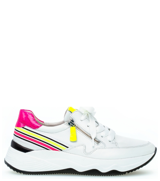 Gabor Gabor sneaker <span>43.492.23</span> weiss/neon-kombi Gabor sneaker <span>43.492.23</span> 43.492.23 wit - www.bremmerschoenen.live - Bremmer Schoenen