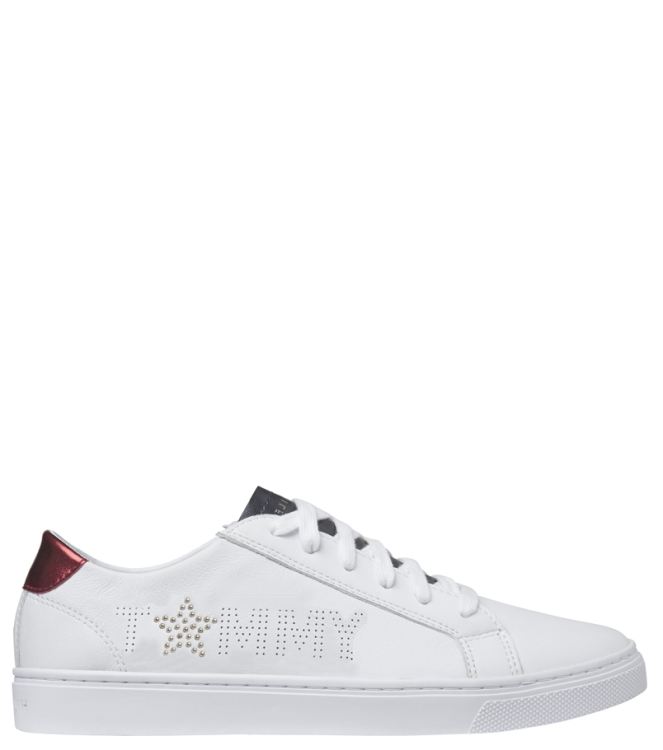 Tommy Hilfiger sneaker <span>FW0FW02349 020 RBW</span> FW0FW02349 020 RBW wit - www.bremmerschoenen.live - Bremmer Schoenen