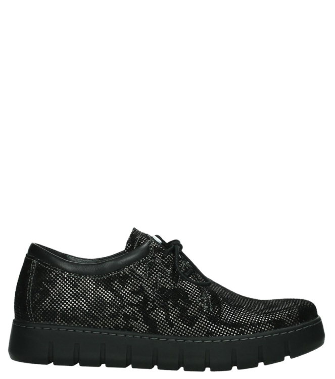 Wolky Wolky veterschoen <span>232547 210</span> Anthracite Wolky veterschoen <span>232547 210</span> 232547 210 grijs - www.bremmerschoenen.live - Bremmer Schoenen