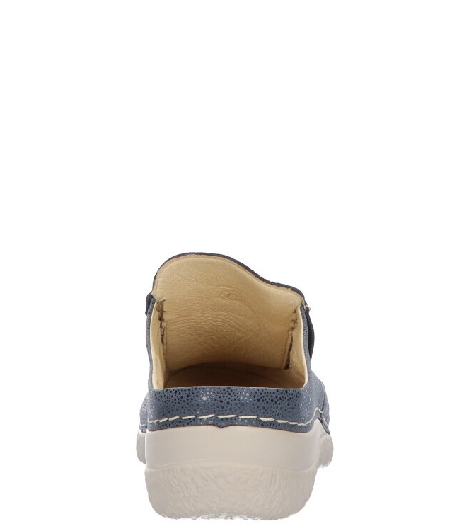 Wolky WOLKY SLIPPER <span>6202 Roll-slide 982 Denim Dots Nubuck</span> DENIM WOLKY SLIPPER <span>6202 Roll-slide 982 Denim Dots Nubuck</span> 6202 Roll-slide 982 Denim Dots Nubuck blauw - www.bremmerschoenen.live - Bremmer Schoenen