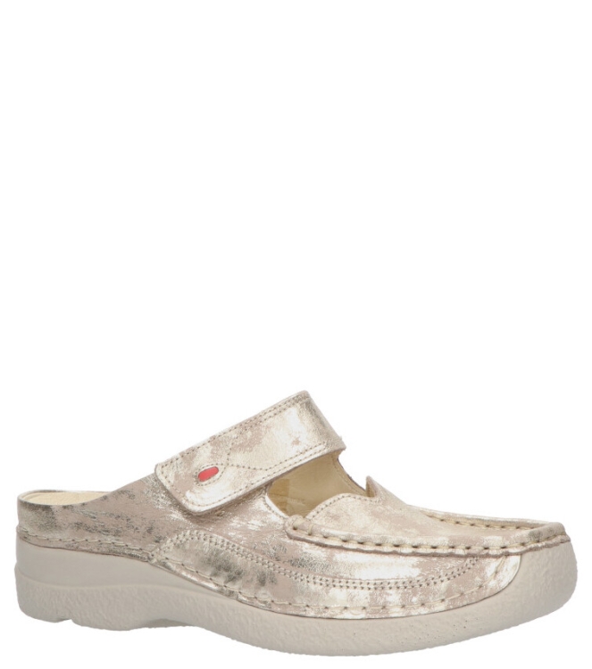 Wolky WOLKY SLIPPER <span>6227 Roll-slipper 119 champagne Amalia nubuck</span> CHAMPAGNE WOLKY SLIPPER <span>6227 Roll-slipper 119 champagne Amalia nubuck</span> 6227 Roll-slipper 119 champagne Amalia nubuck brons - www.bremmerschoenen.live - Bremmer Schoenen