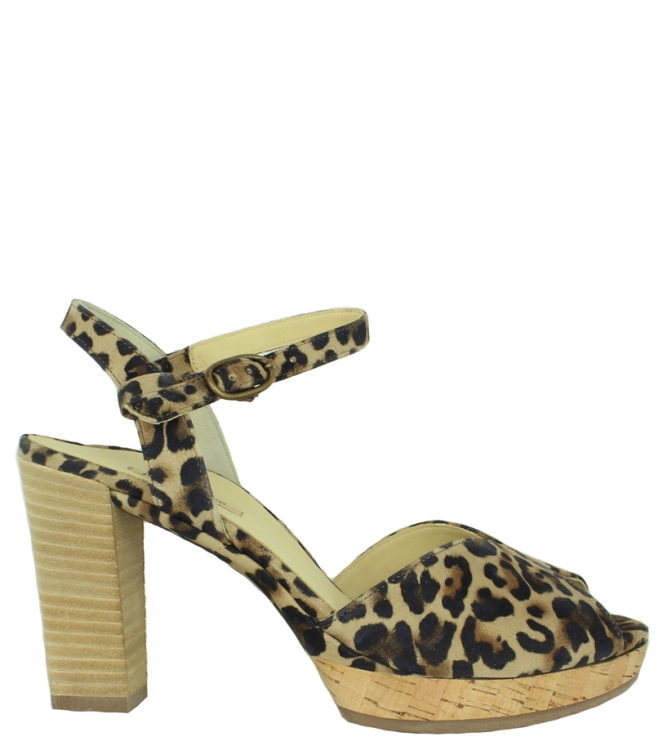 Paul Green Paul Green Sandaal <span>7478-014</span> leopard camel Paul Green Sandaal <span>7478-014</span> 7478-014 beige - www.bremmerschoenen.live - Bremmer Schoenen