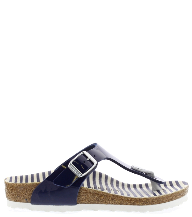 Birkenstock Birkenstock teenslipper <span>1015629 Gizeh</span> navy stripes Birkenstock teenslipper <span>1015629 Gizeh</span> 1015629 Gizeh blauw - www.bremmerschoenen.live - Bremmer Schoenen