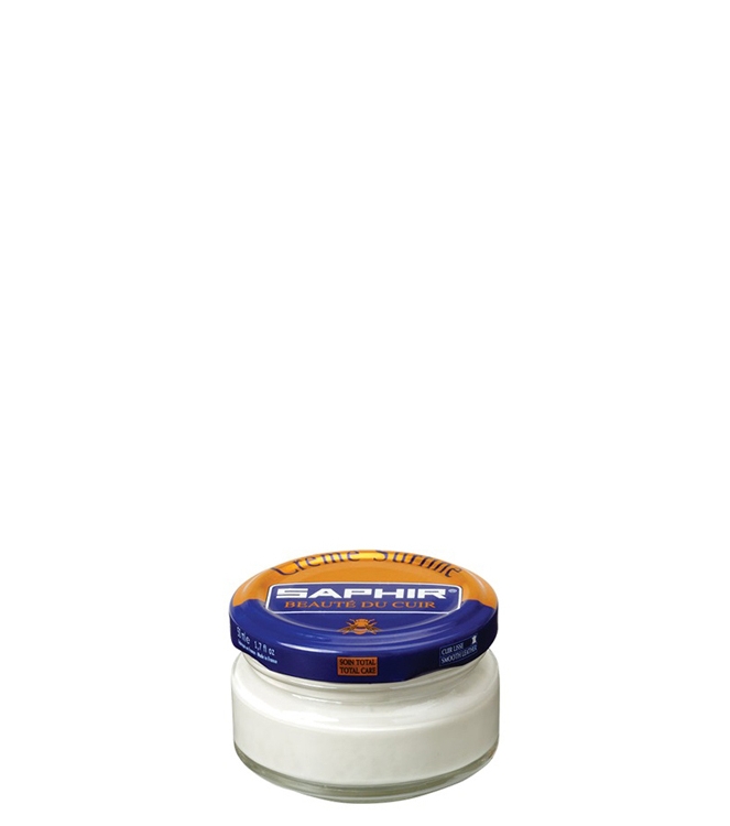 Onderhoudsmiddel SAPHIR <span>CREME SURFINE 63</span> BLANC.CASSE SAPHIR <span>CREME SURFINE 63</span> CREME SURFINE 63 wit - www.bremmerschoenen.live - Bremmer Schoenen